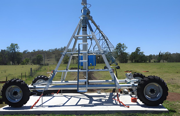 Four-wheel Towable Irrigation Pivot / Sprinkler