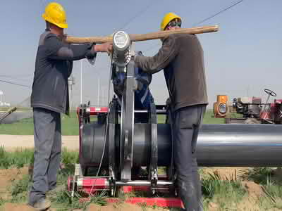 	HDPE hot-melt butt joint fittings are used in power communication