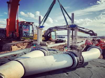 HDPE outside white and inside black tube used in building water supply and drainage system