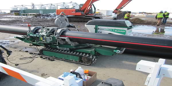 HDPE fire pipe used in subway fire