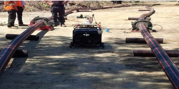 HDPE fire pipe used in industrial buildings